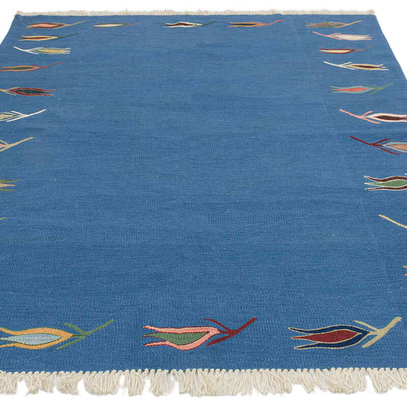 Nueva Alfombra Turca Kilim - 155 cm x 205 cm - K0072851