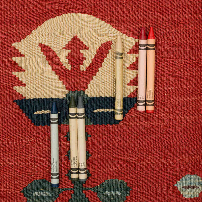 Nueva Alfombra Turca Kilim - 120 cm x 185 cm - K0072852
