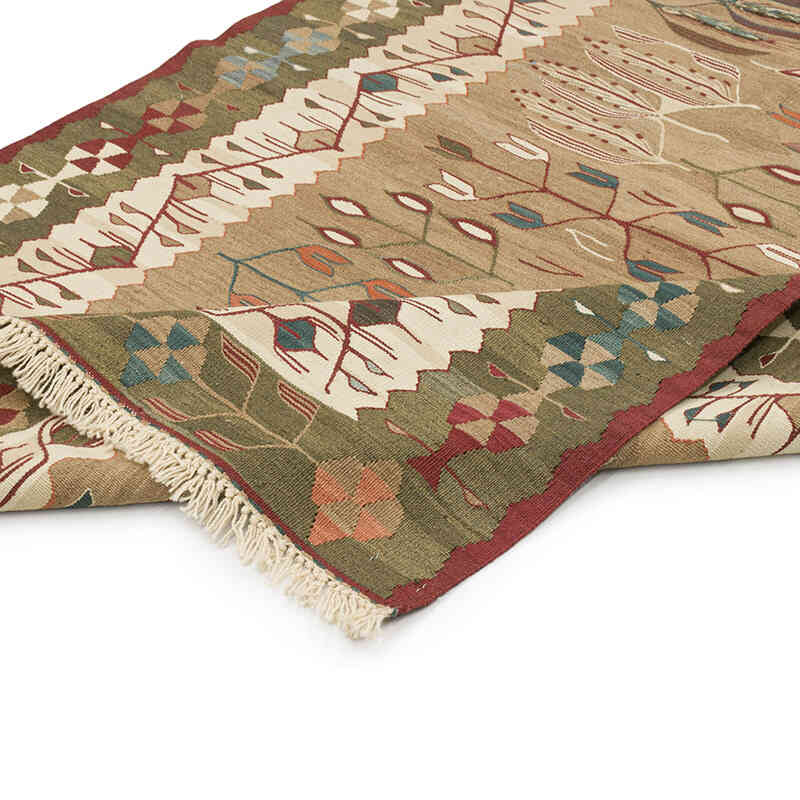 New Handwoven Turkish Kilim Rug - 3' 9" x 5' 7" (45" x 67") - K0072854