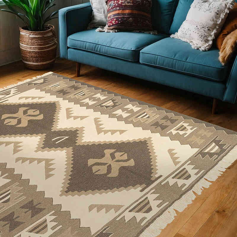 Nueva Alfombra Turca Kilim - 181 cm x 220 cm - K0072859