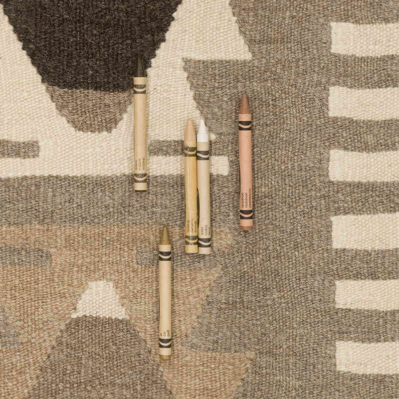 New Handwoven Turkish Kilim Rug - 5' 10" x 7' 3" (70" x 87") - K0072864