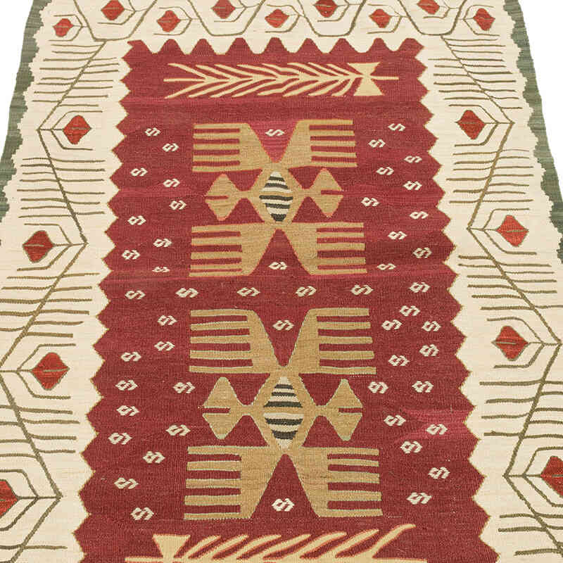New Handwoven Turkish Kilim Rug - 3' 1" x 4' 4" (37" x 52") - K0072865