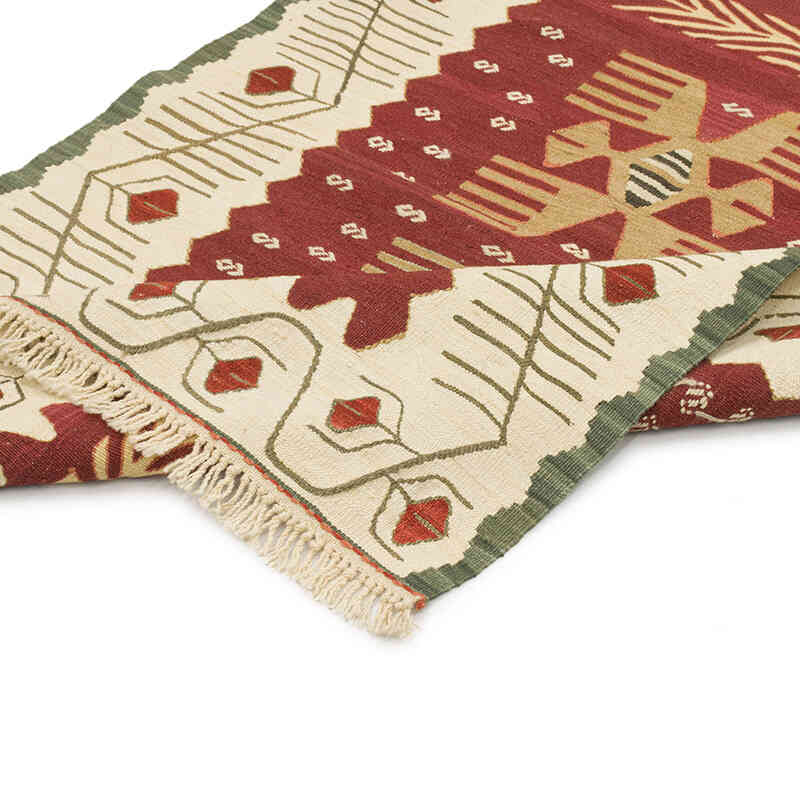 New Handwoven Turkish Kilim Rug - 3' 1" x 4' 4" (37" x 52") - K0072865