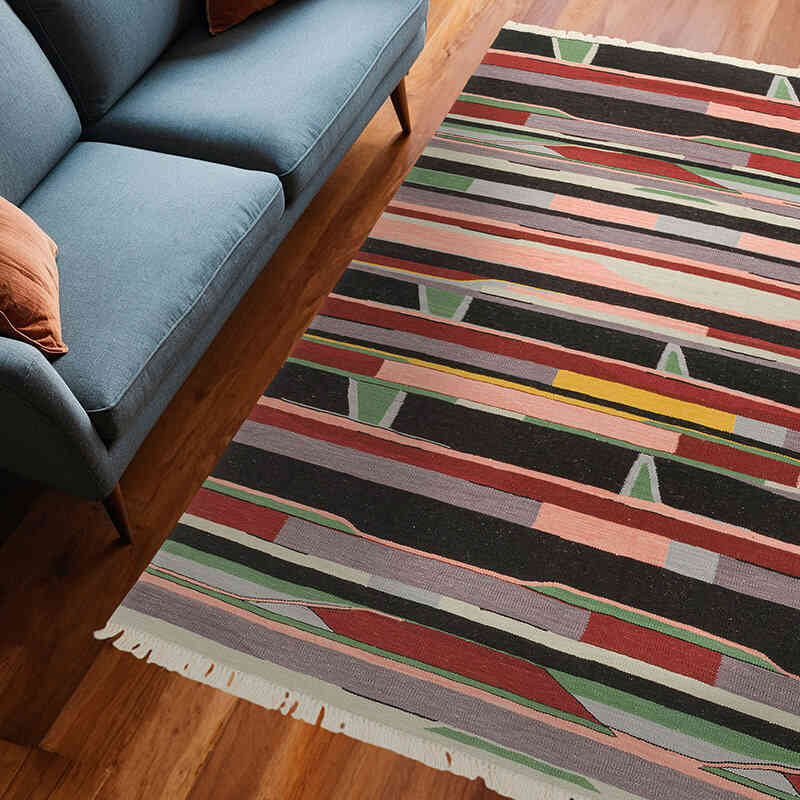 Nueva Alfombra Turca Kilim - 190 cm x 230 cm - K0072867
