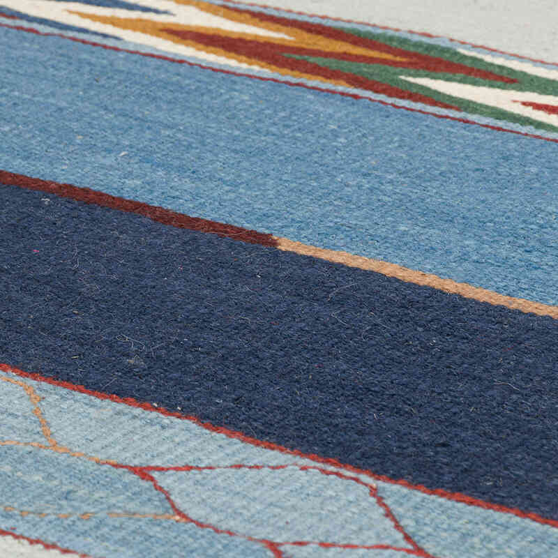 Yeni Kök Boya El Dokuma Yolluk Kilim - 93 cm x 210 cm - K0072868