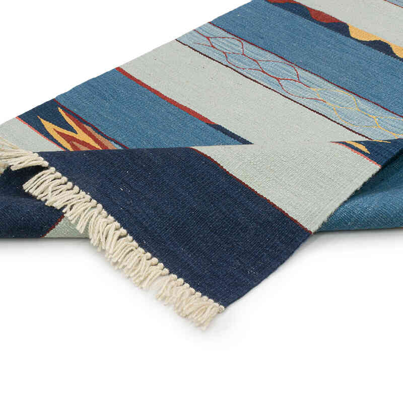 Yeni Kök Boya El Dokuma Yolluk Kilim - 93 cm x 210 cm - K0072868