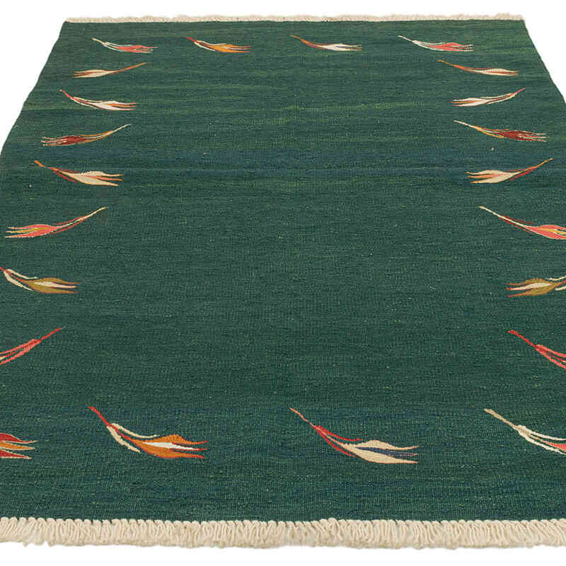Yeni Kök Boya El Dokuma Kilim - 123 cm x 182 cm - K0072869