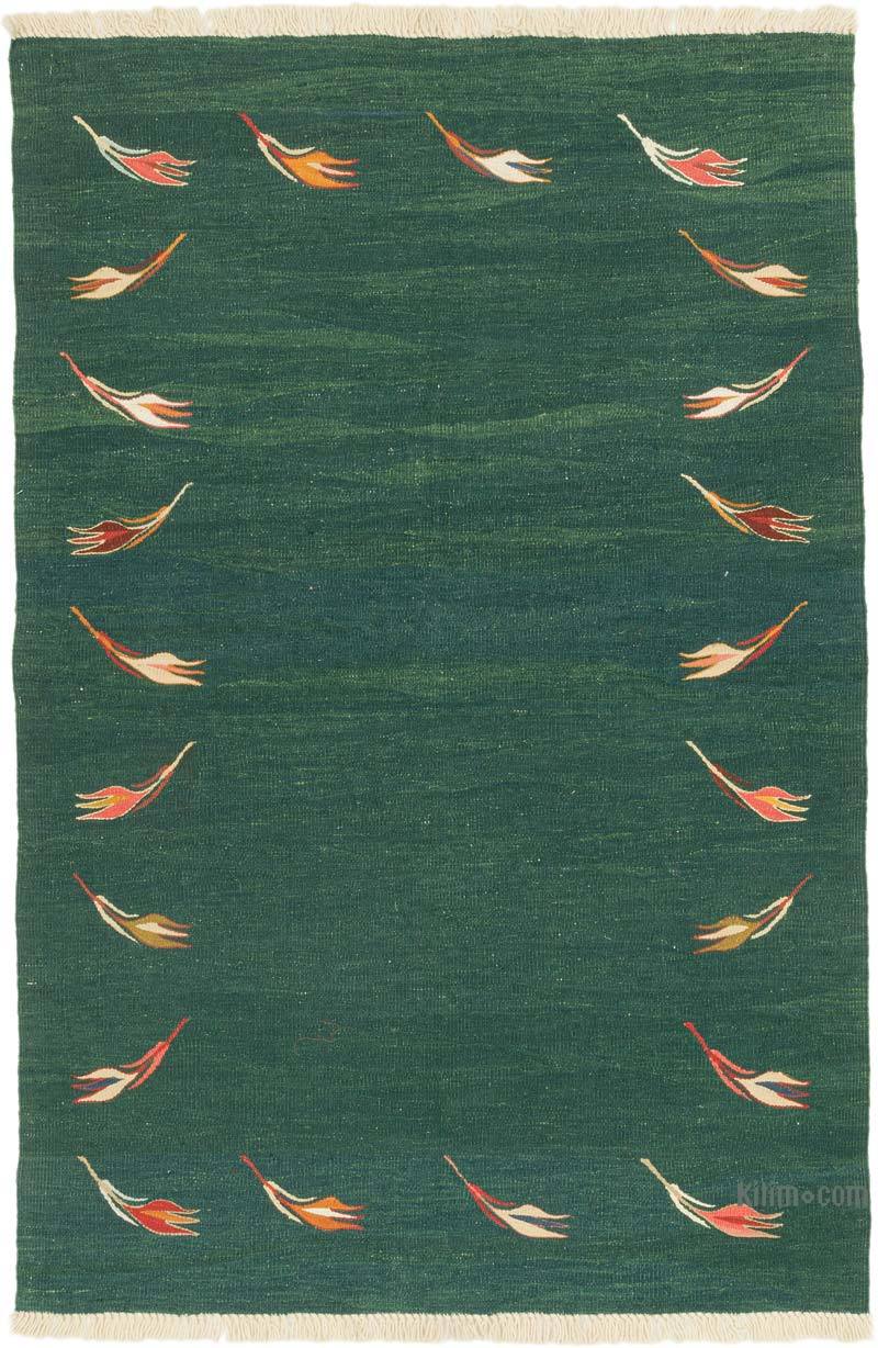 Yeni Kök Boya El Dokuma Kilim - 123 cm x 182 cm - K0072869