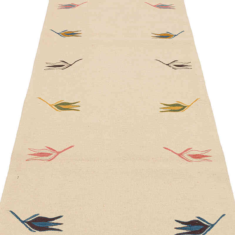 Yeni Kök Boya El Dokuma Yolluk Kilim - 85 cm x 300 cm - K0072874