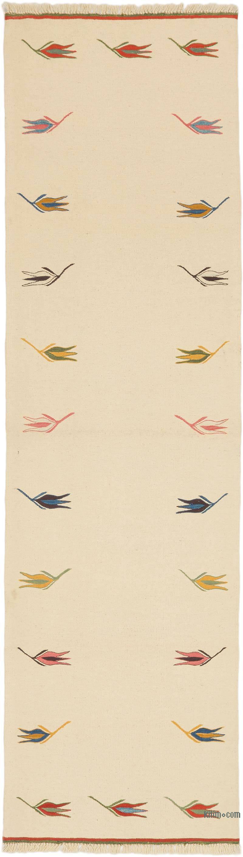 Yeni Kök Boya El Dokuma Yolluk Kilim - 85 cm x 300 cm - K0072874