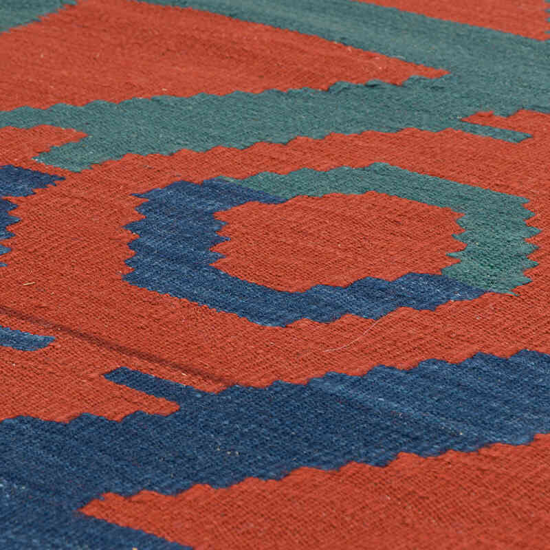 Yeni Kök Boya El Dokuma Yolluk Kilim - 96 cm x 293 cm - K0072877