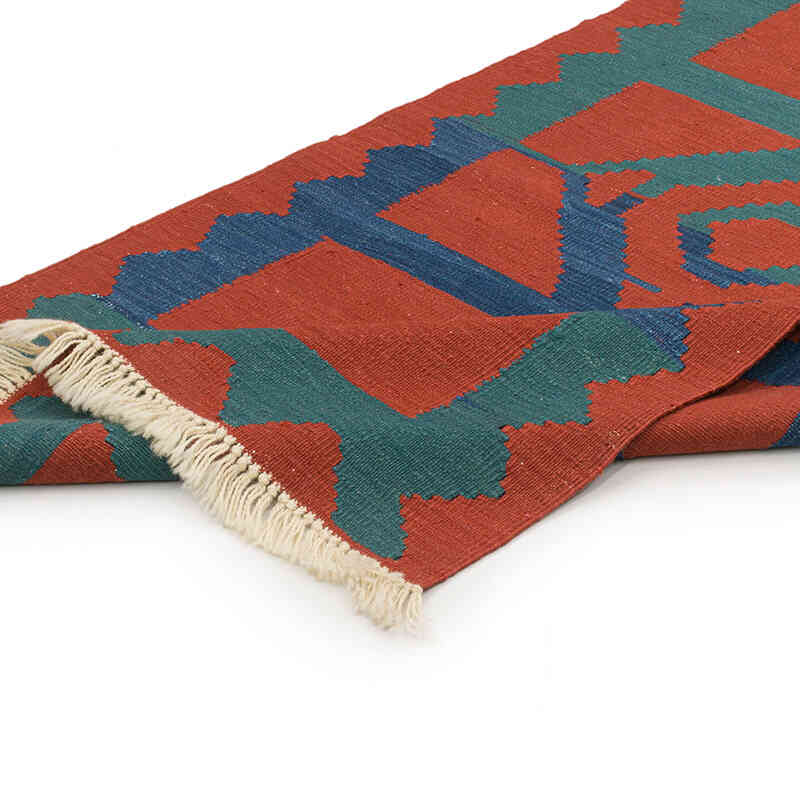 Yeni Kök Boya El Dokuma Yolluk Kilim - 96 cm x 293 cm - K0072877