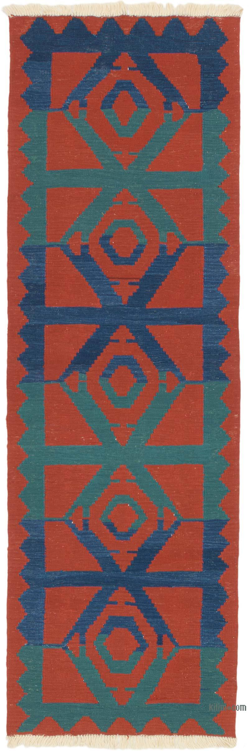 Yeni Kök Boya El Dokuma Yolluk Kilim - 96 cm x 293 cm - K0072877