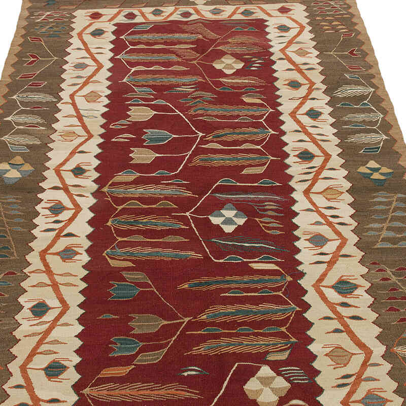 New Handwoven Turkish Kilim Rug - 3' 10" x 5' 8" (46" x 68") - K0072878