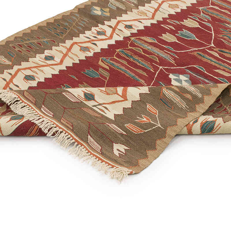 New Handwoven Turkish Kilim Rug - 3' 10" x 5' 8" (46" x 68") - K0072878