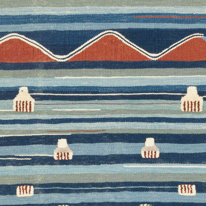 Yeni Kök Boya El Dokuma Kilim - 98 cm x 155 cm - K0072881