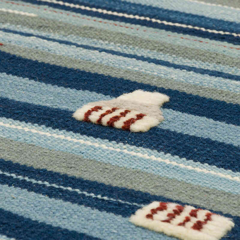 Yeni Kök Boya El Dokuma Kilim - 98 cm x 155 cm - K0072881