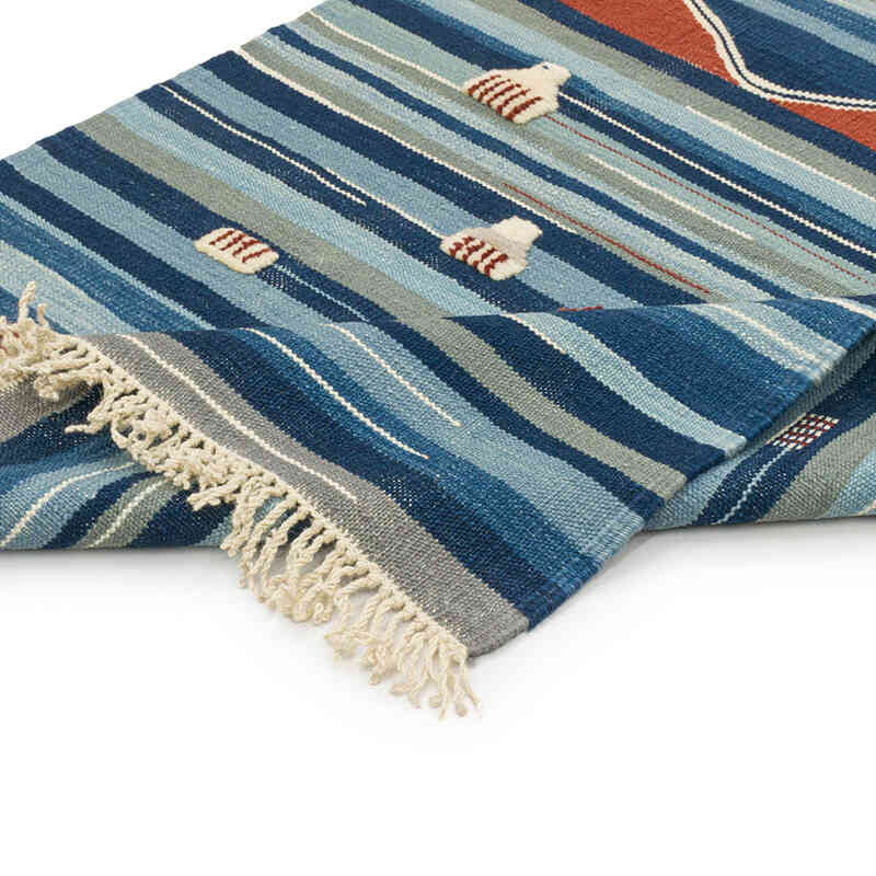 Yeni Kök Boya El Dokuma Kilim - 98 cm x 155 cm - K0072881