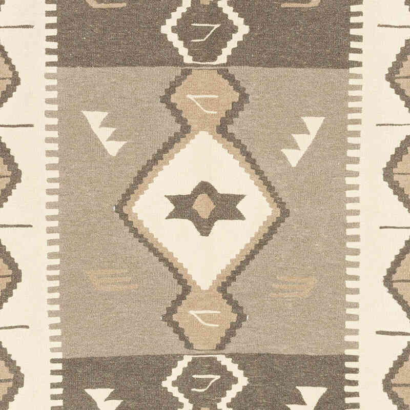 New Handwoven Turkish Kilim Rug - 6'  x 7' 5" (72" x 89") - K0072886