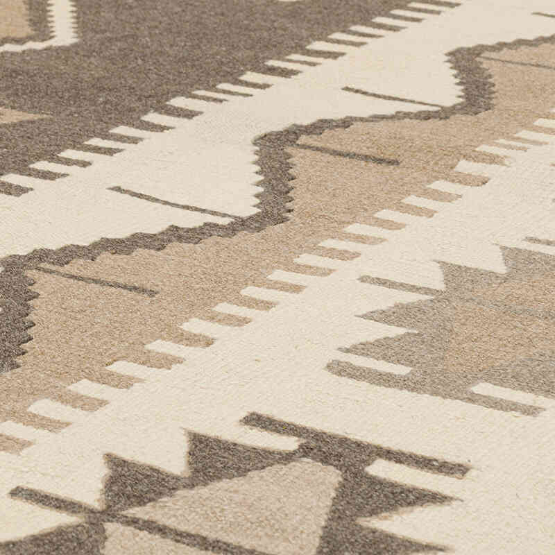 New Handwoven Turkish Kilim Rug - 6'  x 7' 5" (72" x 89") - K0072886