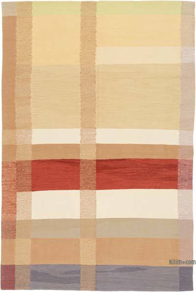 Yeni Kök Boya El Dokuma Kilim - 197 cm x 296 cm