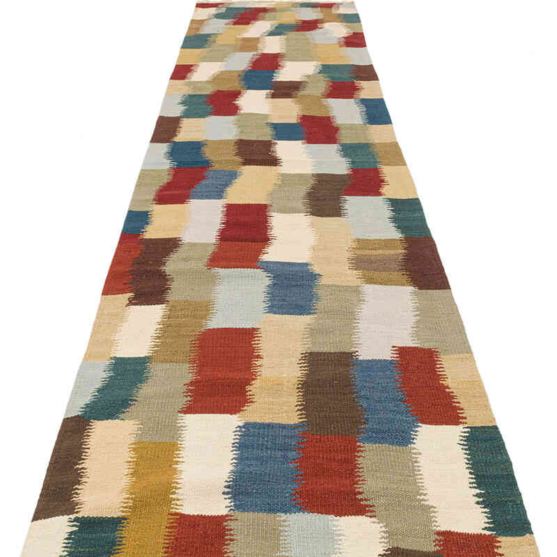 Yeni Kök Boya El Dokuma Yolluk Kilim - 77 cm x 767 cm - K0072890