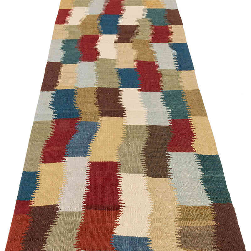 Yeni Kök Boya El Dokuma Yolluk Kilim - 77 cm x 767 cm - K0072890