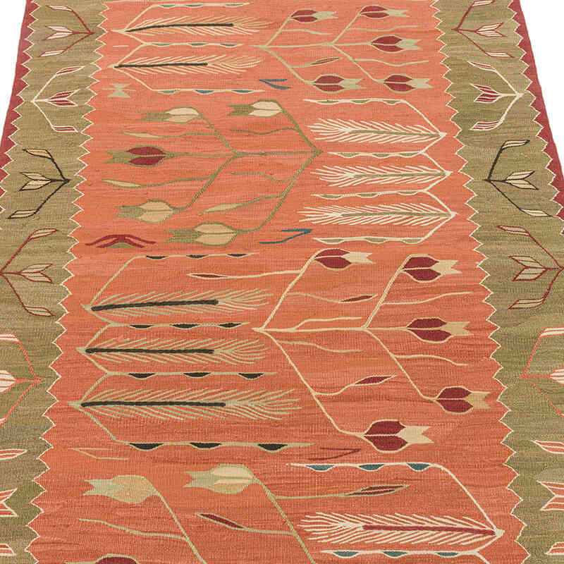 New Handwoven Turkish Kilim Rug - 3' 4" x 4' 9" (40" x 57") - K0072892