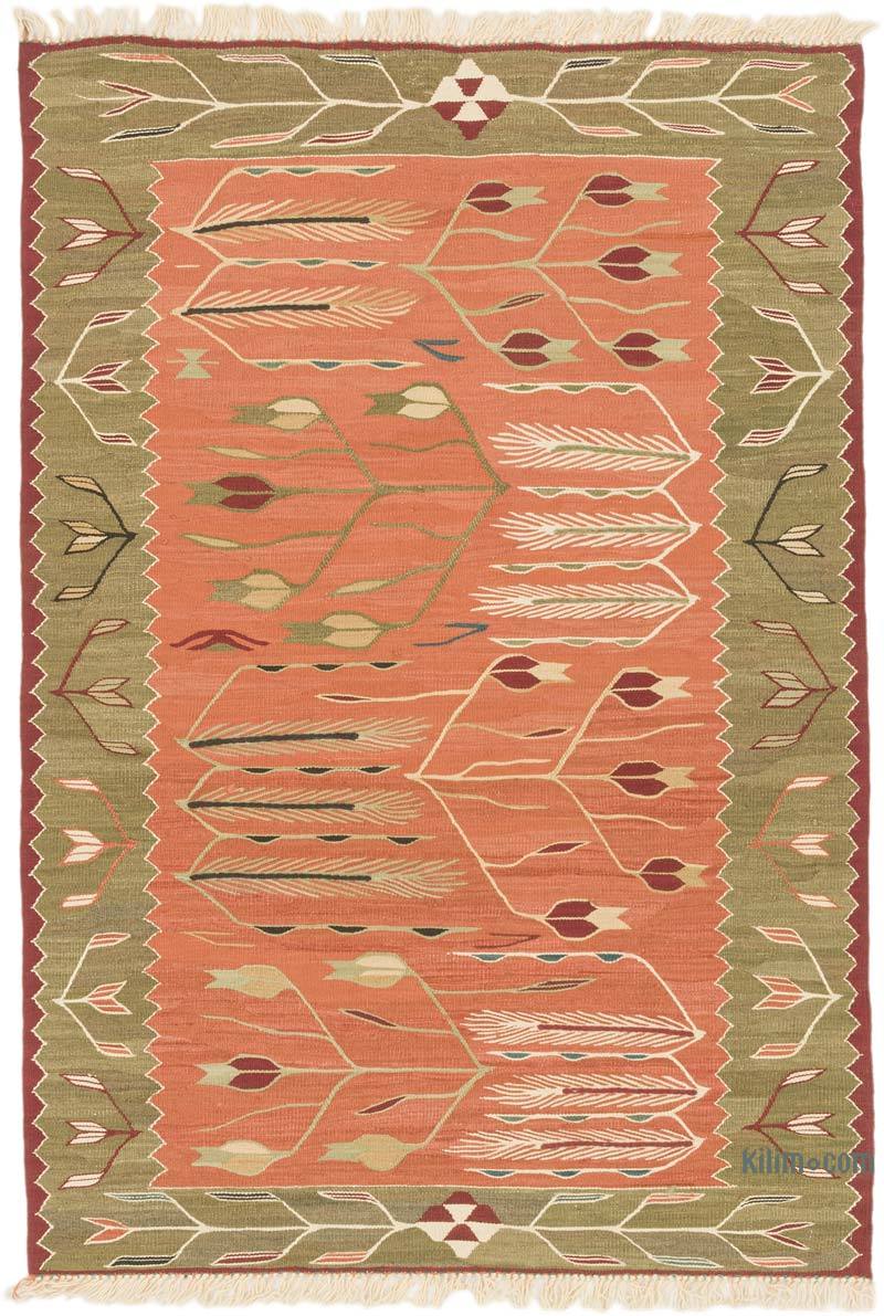 New Handwoven Turkish Kilim Rug - 3' 4" x 4' 9" (40" x 57") - K0072892