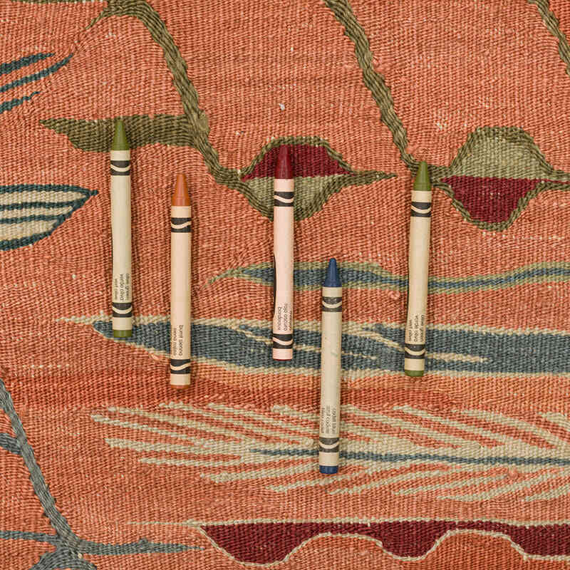 Nueva Alfombra Turca Kilim - 92 cm x 120 cm - K0072893