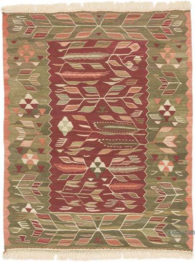 Yeni Kök Boya El Dokuma Kilim - 92 cm x 118 cm