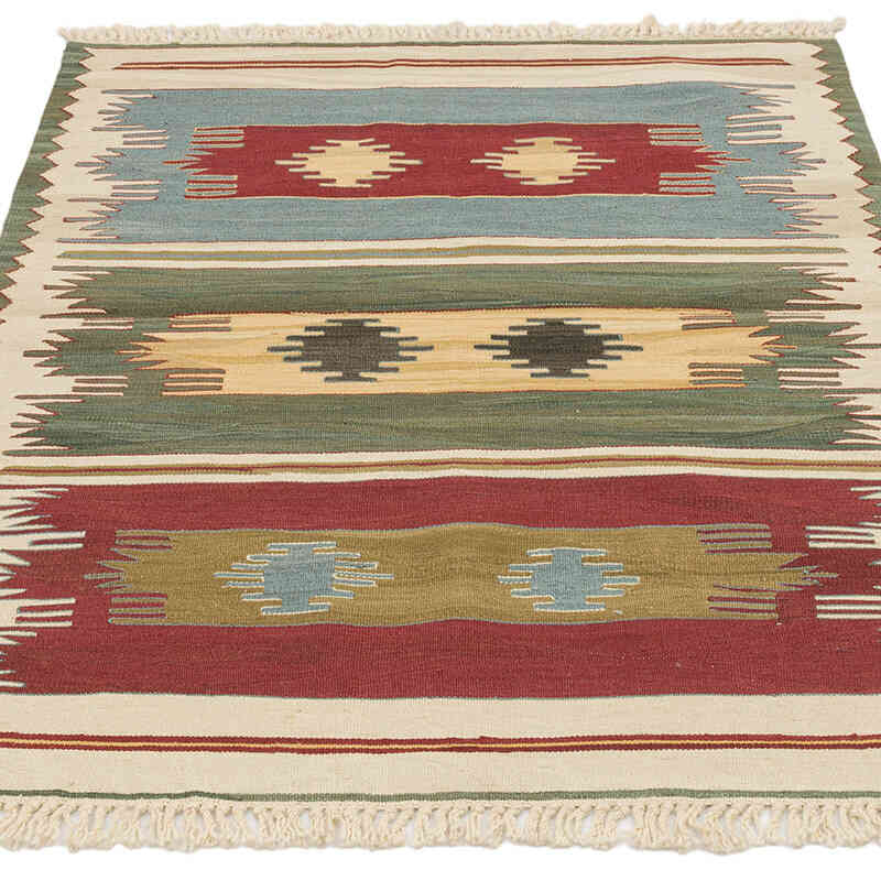 Nueva Alfombra Turca Kilim - 90 cm x 120 cm - K0072895