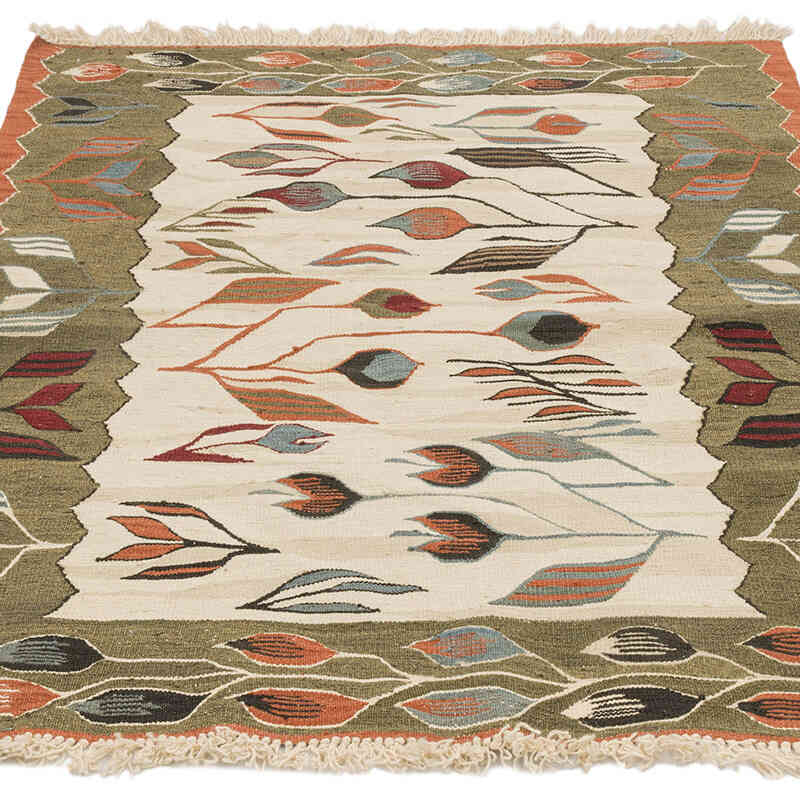 Yeni Kök Boya El Dokuma Kilim - 90 cm x 121 cm - K0072897