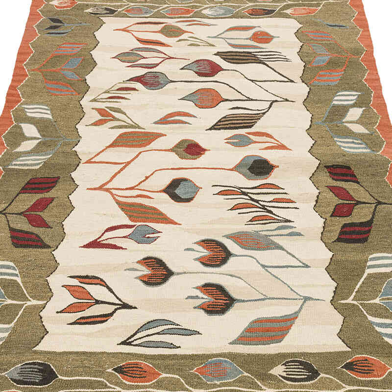 Yeni Kök Boya El Dokuma Kilim - 90 cm x 121 cm - K0072897