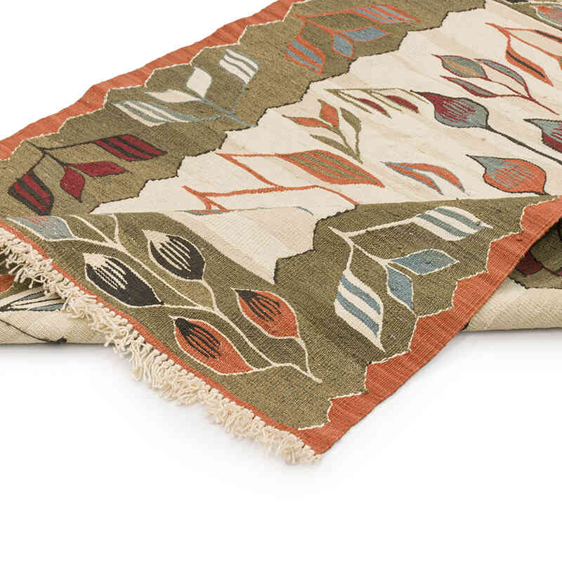 Yeni Kök Boya El Dokuma Kilim - 90 cm x 121 cm - K0072897