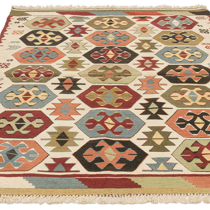 Yeni Kök Boya El Dokuma Kilim - 106 cm x 150 cm - K0072898