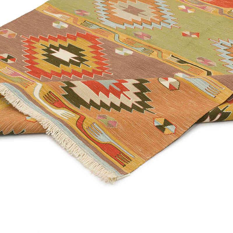 Nueva Alfombra Turca Kilim - 118 cm x 160 cm - K0072908