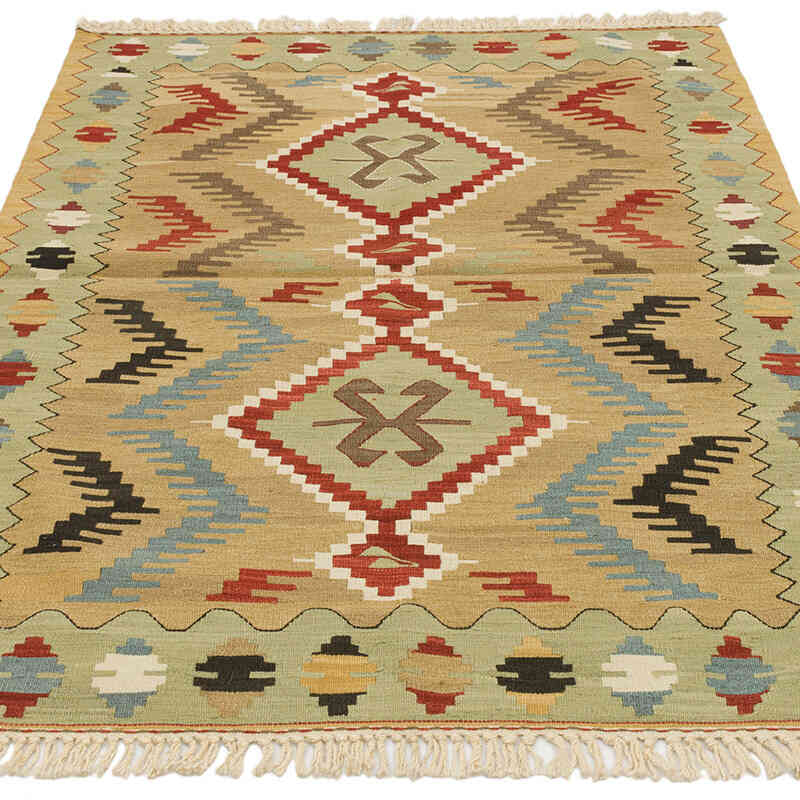 Nueva Alfombra Turca Kilim - 103 cm x 144 cm - K0072911