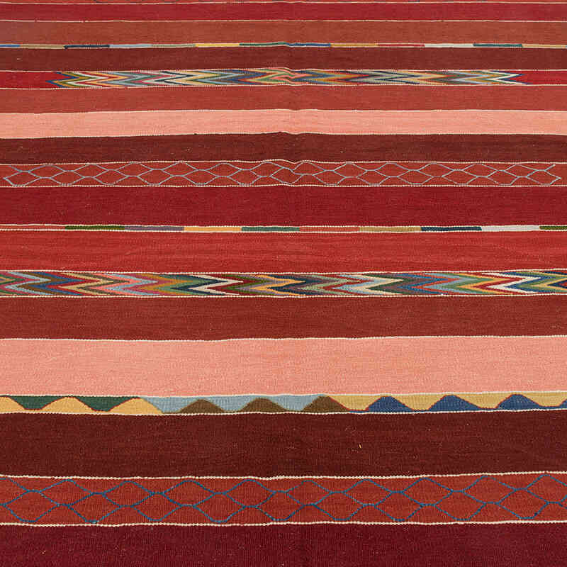 New Handwoven Turkish Kilim Rug - 6' 1" x 8' 5" (73" x 101") - K0072914