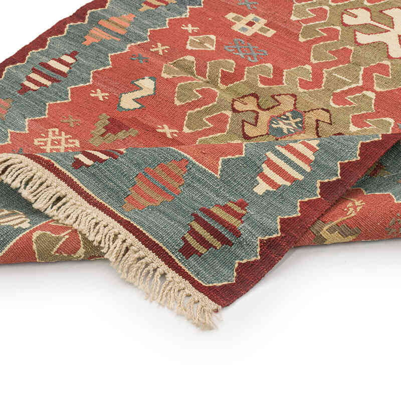 Yeni Kök Boya El Dokuma Kilim - 90 cm x 128 cm - K0072917
