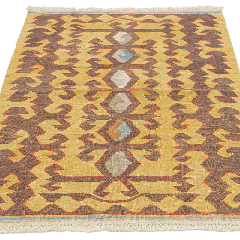 New Handwoven Turkish Kilim Rug - 2' 8" x 3' 5" (32" x 41") - K0072918