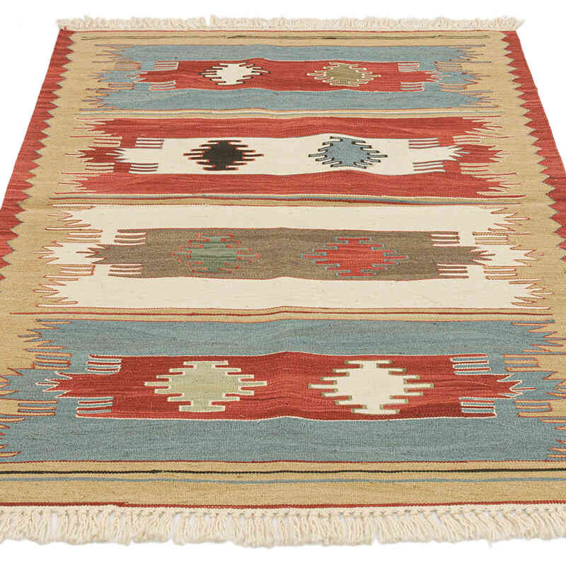 Yeni Kök Boya El Dokuma Kilim - 91 cm x 126 cm - K0072921