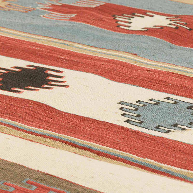 Yeni Kök Boya El Dokuma Kilim - 91 cm x 126 cm - K0072921