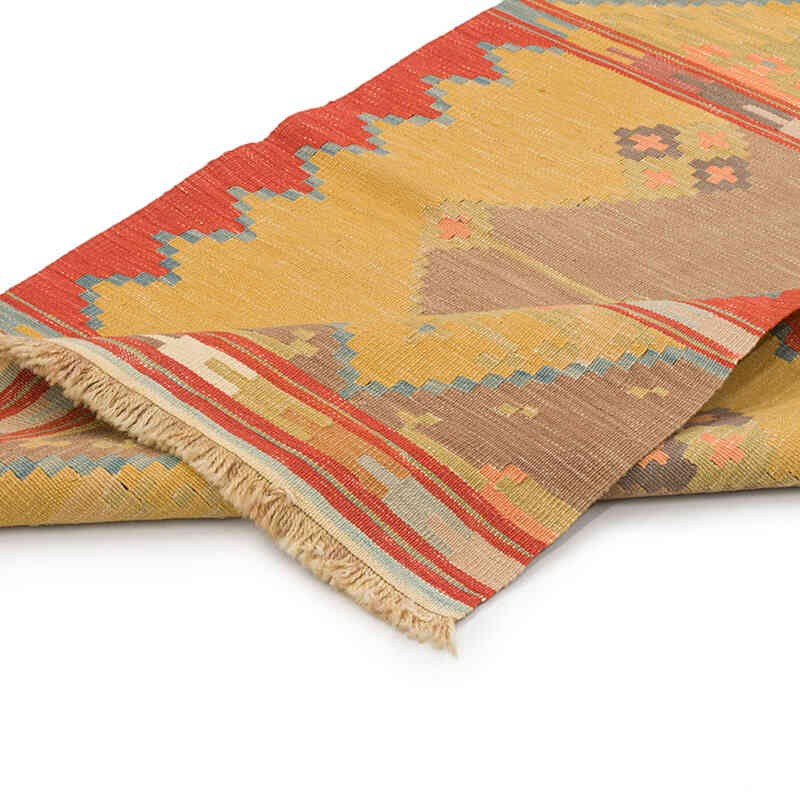 Yeni Kök Boya El Dokuma Kilim - 74 cm x 110 cm - K0072922