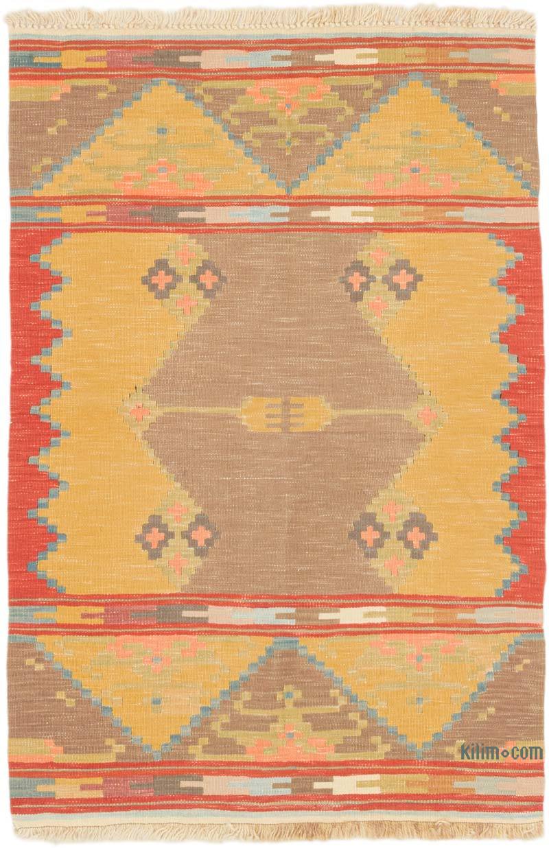Yeni Kök Boya El Dokuma Kilim - 74 cm x 110 cm - K0072922