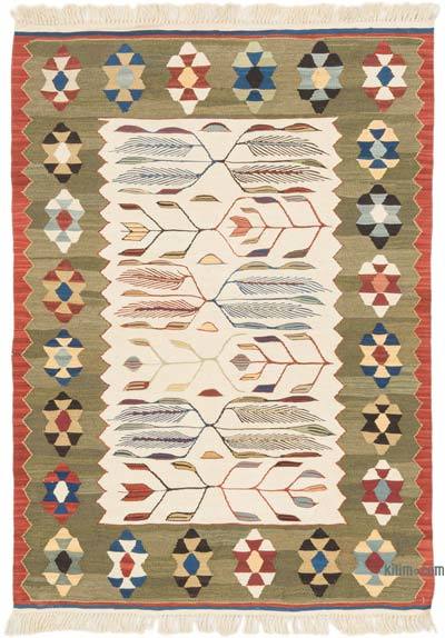 New Handwoven Turkish Kilim Rug - 2' 10" x 4'  (34" x 48")