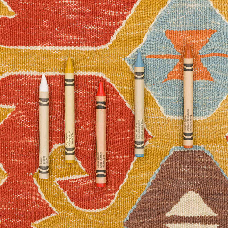Nueva Alfombra Turca Kilim - 81 cm x 106 cm - K0072926