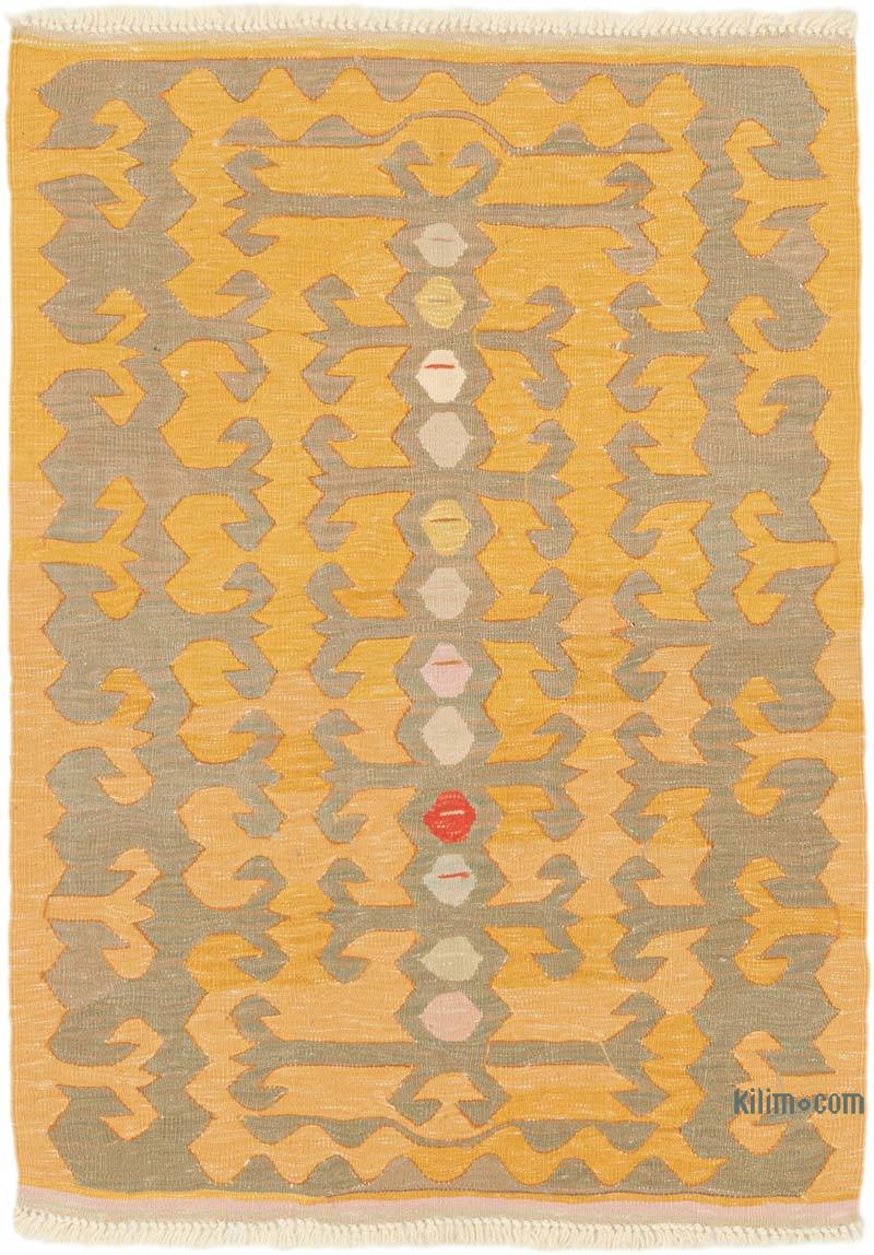 New Handwoven Turkish Kilim Rug - 2' 7" x 3' 8" (31" x 44") - K0072927