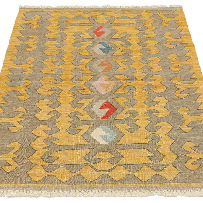 Yeni Kök Boya El Dokuma Kilim - 78 cm x 105 cm - K0072929