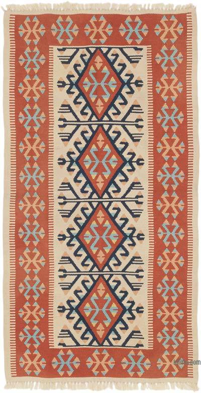 Yeni Kök Boya El Dokuma Kilim - 97 cm x 185 cm